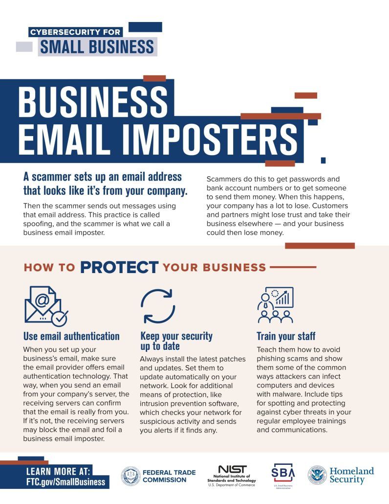 beware of imposter emails