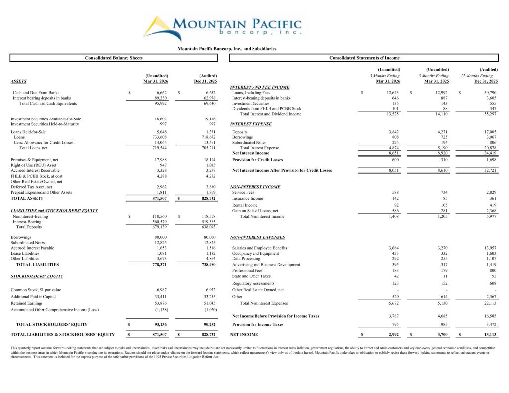 Q1-26 Quarterly Financials-1